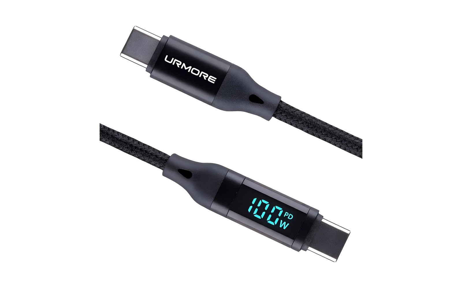 電力表示モニター Type-C to Type-C 100W 1m