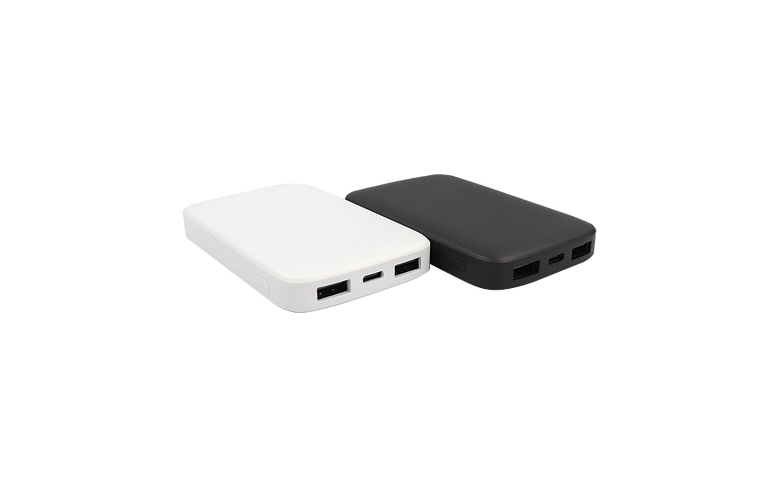 5,000mAh モバイルバッテリー BK&WH