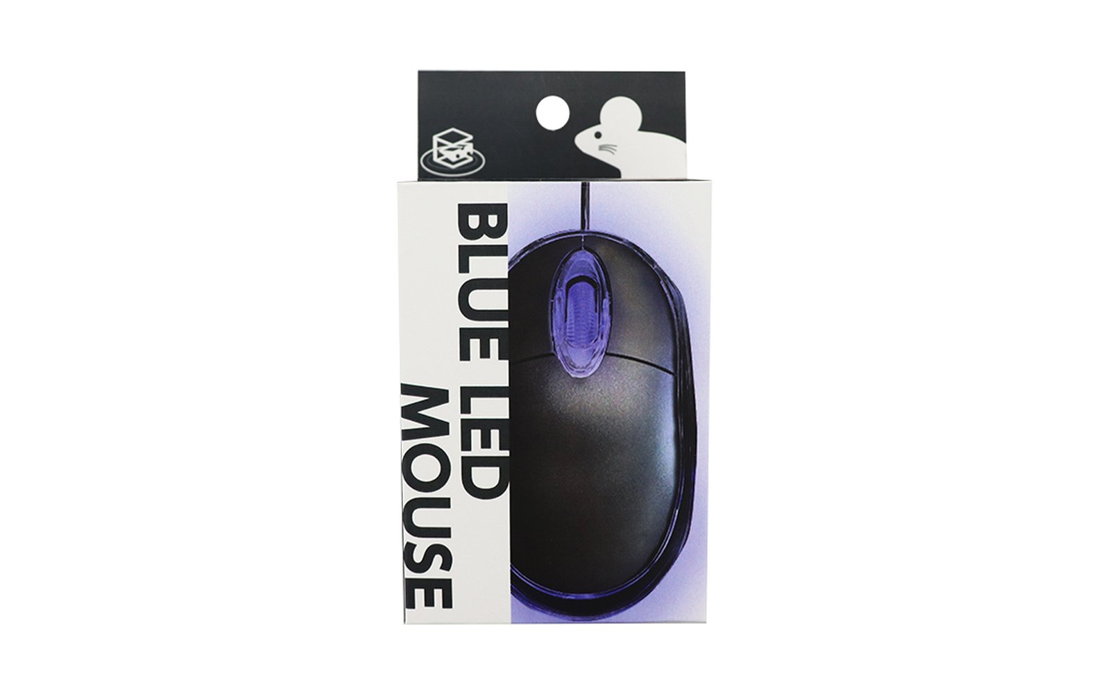 BLUE LED MOUSE パッケージ